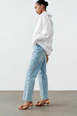 JEANS Z1975 HIGH-WAIST STRAIGHT - Zara фото 12