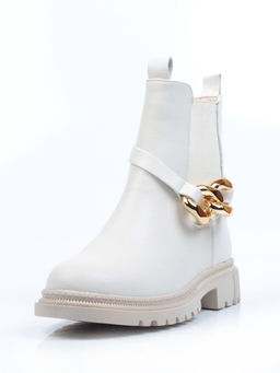 5267-2 WHITE Ботинки демисезонные женские - No name фото 6