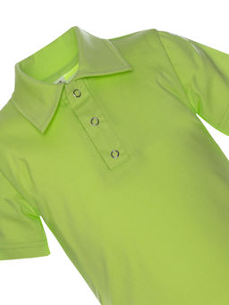 Футболка поло детская салатовая 659 (122, 64)