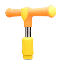 Самокат 3-х. кол., колеса световые PU, желтый, в коробке