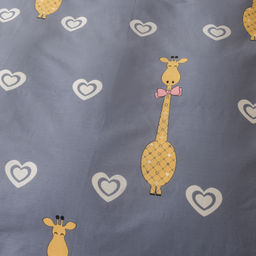 Комплект постельного белья на резинке Сатин Люкс KIDS 100% хлопок CDKR054 90*200*25/1.5 спальный/50-70 1 шт - Ситрейд фото 3