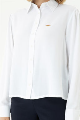 Kad_n Beyaz Uzun Kollu G_mlek - U.s. polo assn фото 6