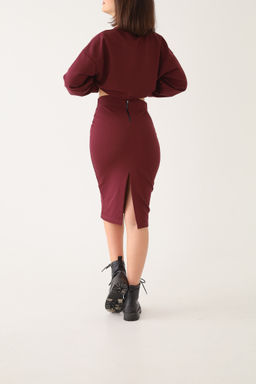 Юбка женская Pike, портвейн - Inzibe фото 2