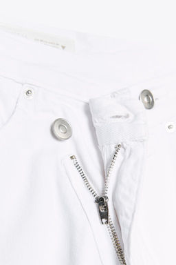 HIGH-WAIST TRF WIDE-LEG CROSSOVER WAIST JEANS - Zara фото 6