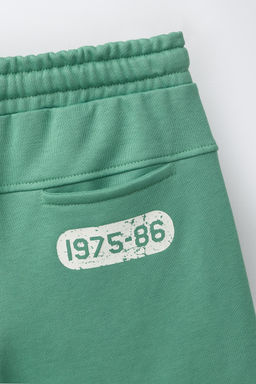 BERMUDA JOGGING ESTAMPADA / Verde - Zara фото 7