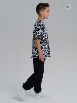 Костюм Daily men надписи-черный - Sovalina фото 18