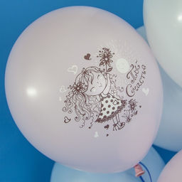 Воздушные шары латексные 12" «Маленькие мечты», 25 шт., МИКС