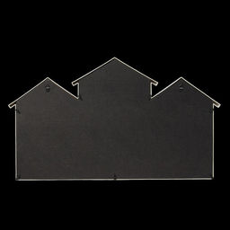 Фоторамка - коллаж на 3 фото 10?15 см Дом - жизнь. смех, любовь, пластик, белая, 33?54.5 см