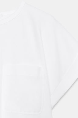 POPLIN POCKET T-SHIRT - Zara фото 10