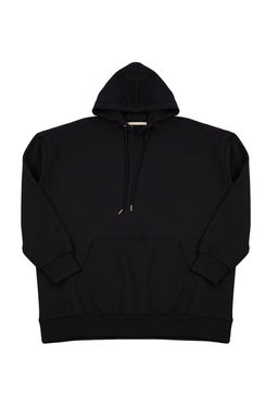 TRENDYOL MAN Buyuk Beden Siyah Oversize/Genis Kesim Kapusonlu Sweatshirt TMNAW25AO00002 - Trendyolmilla фото 7