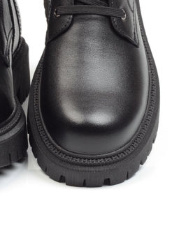 01-5269-1 BLACK Ботинки демисезонные женские (натуральная кожа, байка) - No name фото 15