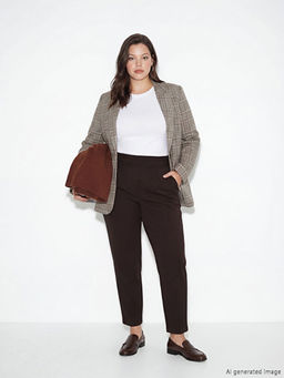 Beli Lastikli Krep Kad?n Pantolon