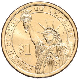 Монета 1 доллар 2014 года (Р) США 30-й президент США Калвин Кулидж