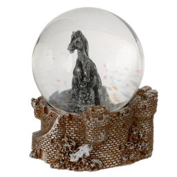 Фигурка декор в стекл шаре "Лошадь", L7 W7,5 H8,5 см, 2в.