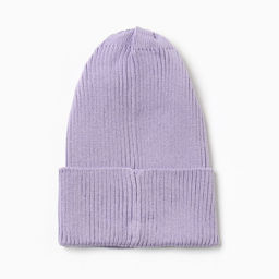 Шапка женская MINAKU, размер 52-56, цвет лаванда