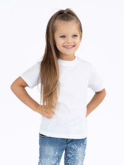 Футболка детская белая