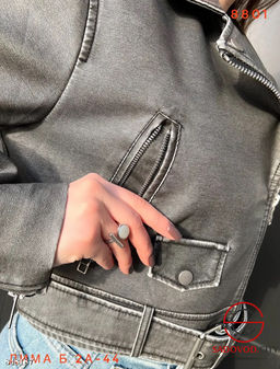 Кожаная женская куртка - Bruno фото 2