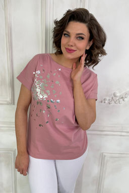 Футболка Rumoda 2037 розовый  фото 4