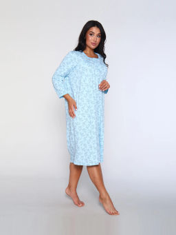 Ночная сорочка женская, цвет голубой