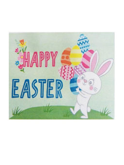 Алмазная мозаика без подрамника "Пасхальный кролик", 15х20 см