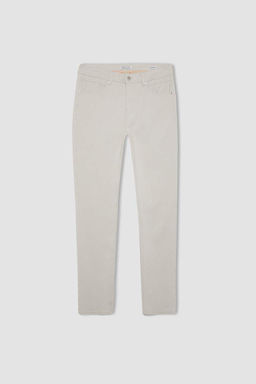 Узкие брюки-чинос из габардина и парусины - Defacto фото 8