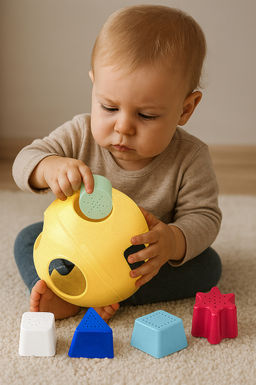 Цена за 2 шт. Развивающая игрушка-сортер Learn Me солнечный зайчик PT300710101