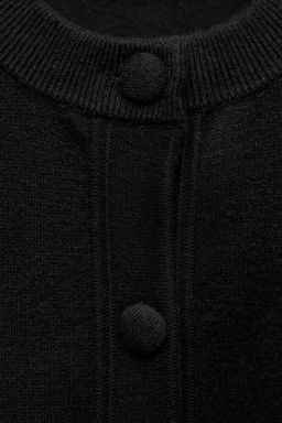 PLAIN KNIT CARDIGAN WITH SHOULDER PADS - Zara фото 5