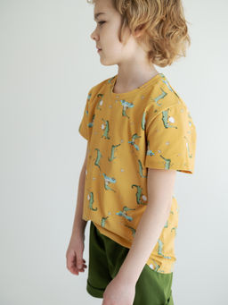 Футболка для мальчика Крокодил, серый - Lesi kids фото 28