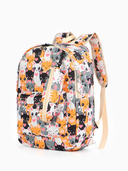 Набор: рюкзак школьный и пенал, с карманами, с принтом, размер 29?12?41 см, розовый