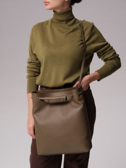 Кожаная сумка Ann DBR 31228 зеленый дуб  фото 7