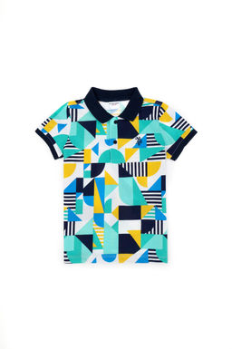 Erkek _ocuk Beyaz Polo Yaka Ti__rt