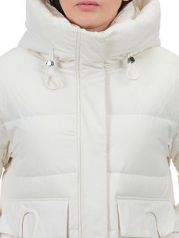 3335 MILK WHITE Куртка зимняя облегченная женская (150 гр. холлофайбер)