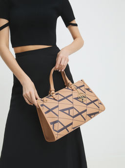 Женский тоут ARMANI EXCHANGE Артикул 4081537, темно-бежевый  фото 3