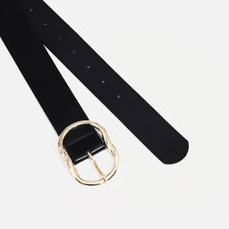 Ремень женский, ширина 4 см, пряжка металл, цвет чёрный - Simaland фото 2