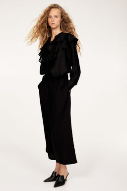 Pantalon culotte sin cierre