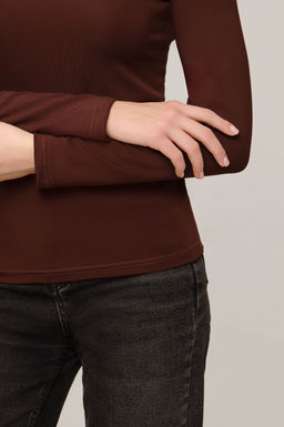 Арт.12803/2 Водолазка женская  42-50 (5 шт) Цвет:шоколад