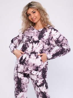 Костюм с брюками СОЛО (тёмно лиловый №4/1) - Ивановская трикотажная компания фото 2