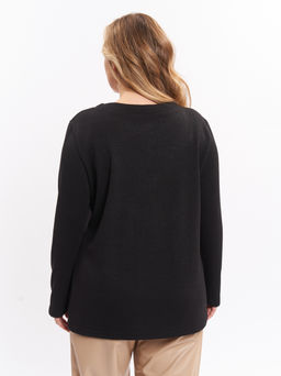 Кардиган в рубчик GA81008BLK01 - Артесса фото 9