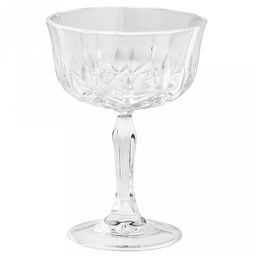 Бокал (креманка) стеклянный Император 240мл, д10см, h14см, на ножке, форма Шале, набор 6шт, в коробке, Делисога (Delisoga) (Китай)