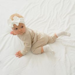 Комбинезон Крошка Я, BASIC LINE, рост 80-86 см, цвет молочный  фото 3