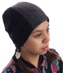 Детская флисовая шапка в городском стиле - удачная повседневная модель, в которой тепло даже в самую холодную погоду. №1561 ОСТАТКИ СЛАДКИ!!!!