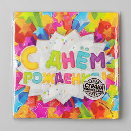 Салфетки бумажные двухслойные С днём рождения, 33?33, 20 шт. - Страна карнавалия фото 4