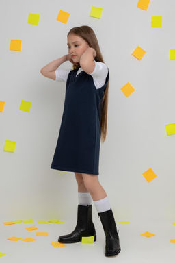 К 5817/индиго платье для дев - Crockid фото 3