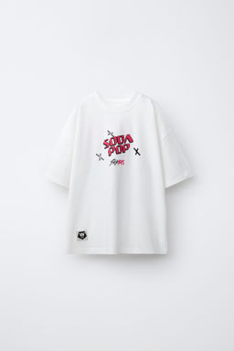 CAMISETA ESTAMPADA KPOP DEMON HUNTERS NETFLIX  / Blanco
