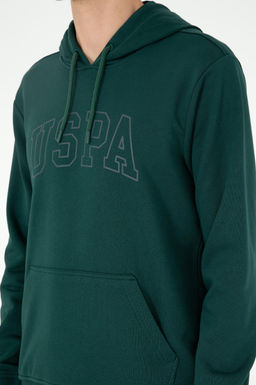 Мужской темно-зеленый базовый свитшот Неожиданная скидка в корзине - U.s. polo assn фото 7