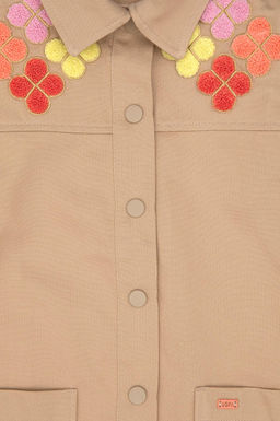 Платье из песочной ткани для девочки Неожиданная скидка в корзине - U.s. polo assn фото 3