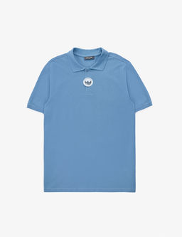 Koyu Mavi Regular Fit %100 Pamuk K_vr_lmaz D__meli Polo Yaka Basic Ti__rt