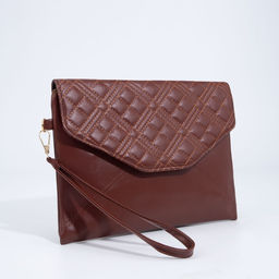 Клатч на молнии, цвет коричневый - Simaland фото 3