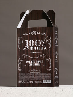 Подарочный набор ЧИСТОЕ СЧАСТЬЕ Крутой мужик: гель для душа и шампунь для волос, 2х250 мл