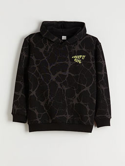 Kap??onlu Erkek ?ocuk Sweatshirt